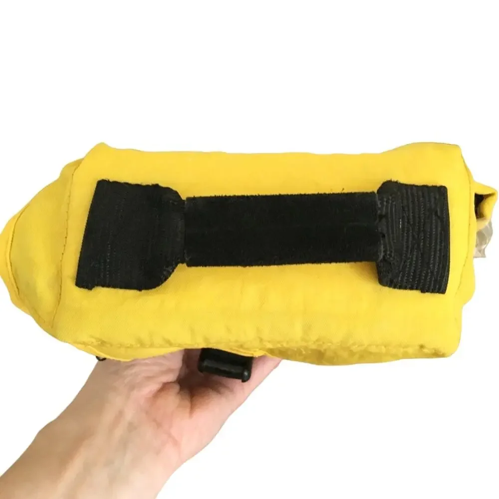 QUANTARAY Quilted Camara Bag Yellow Black Carry handle Crossbody strap